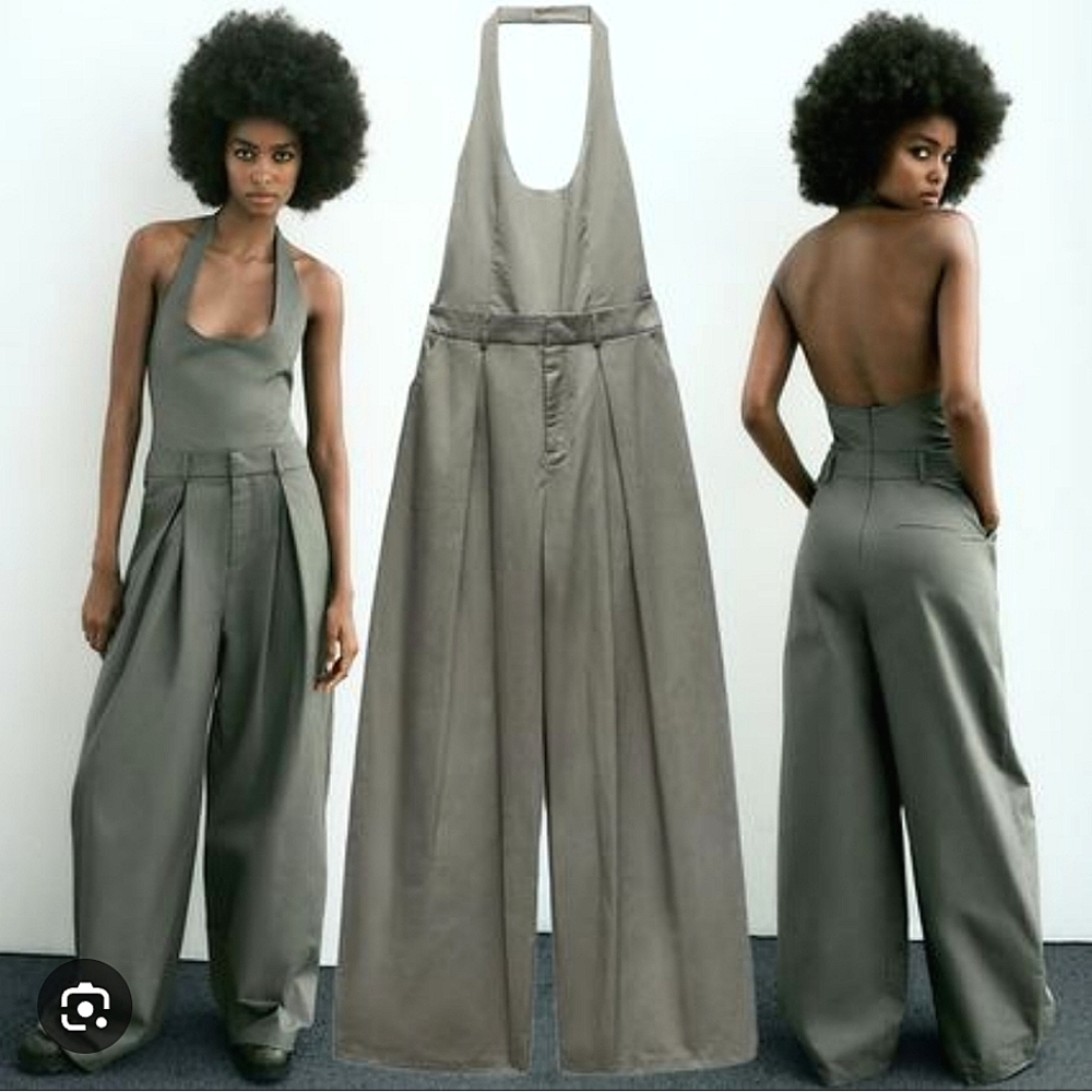 ZARA *  WIDE JUMPSUIT NWT Size XS S M - Picture 14 of 14